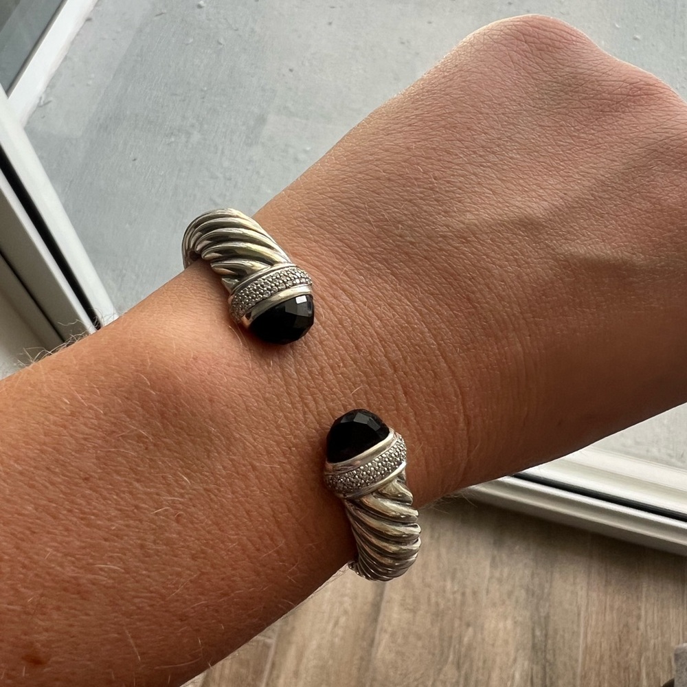 David Yurman 10mm Waverly Black Onyx Bracelet
